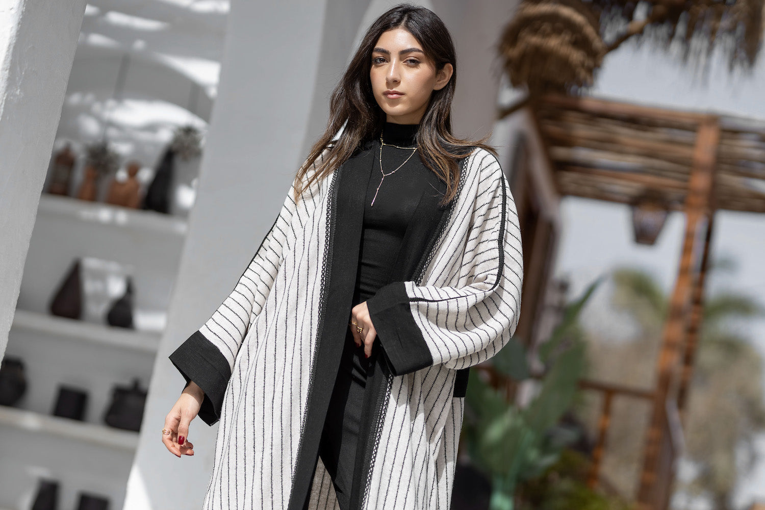 Morning Loom Linen Kaftan