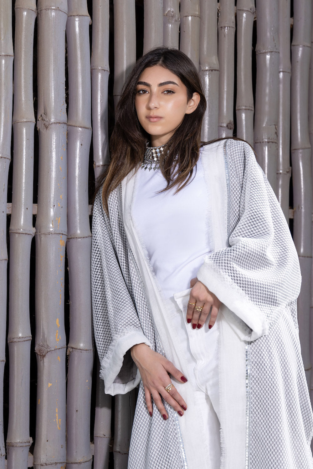 Layered Mesh Kaftan