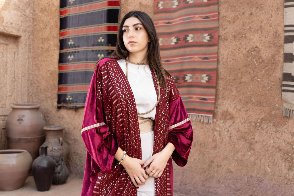 Zayna Velvet Kaftan