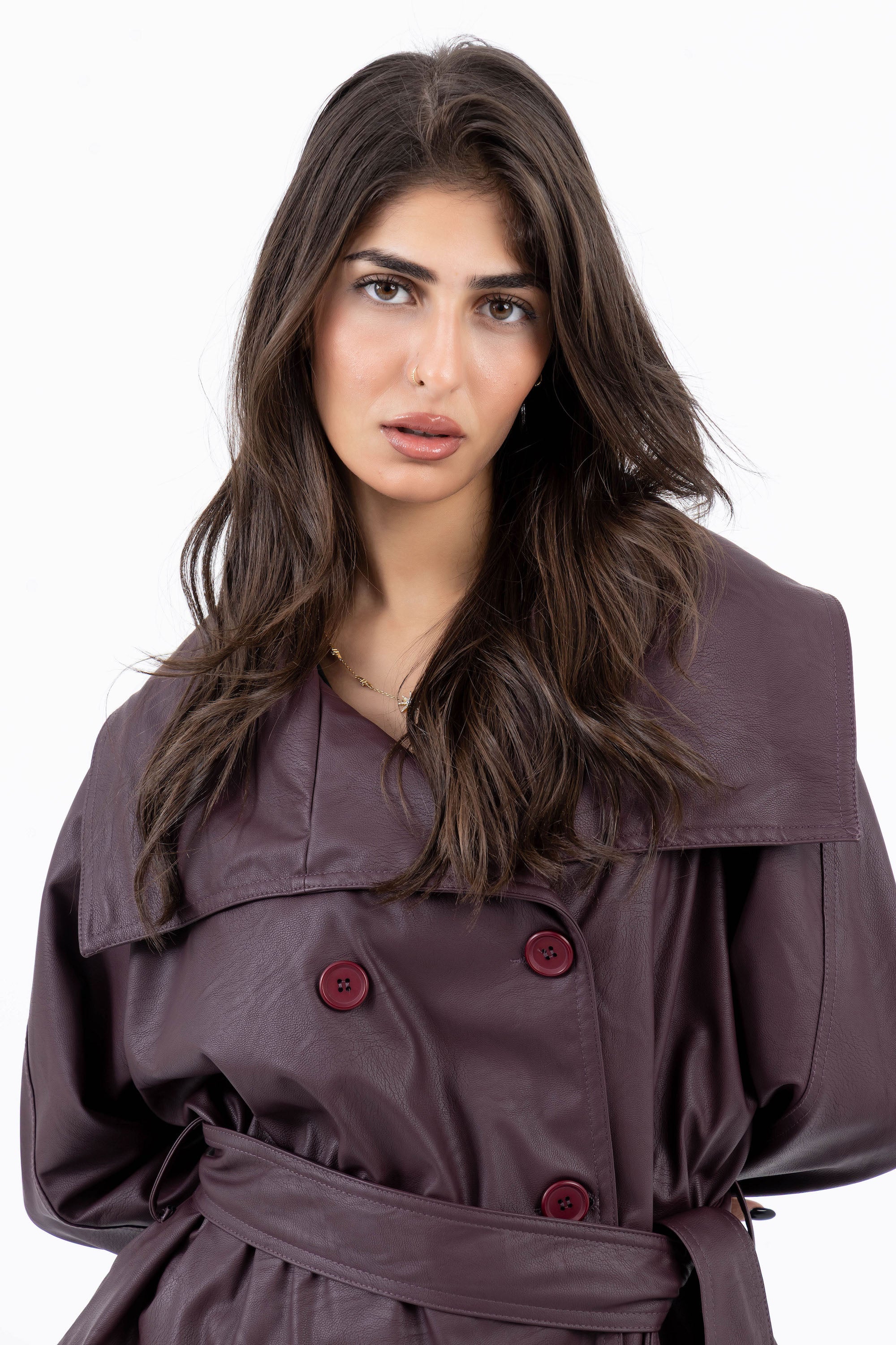 Signature Faux Leather Jacket