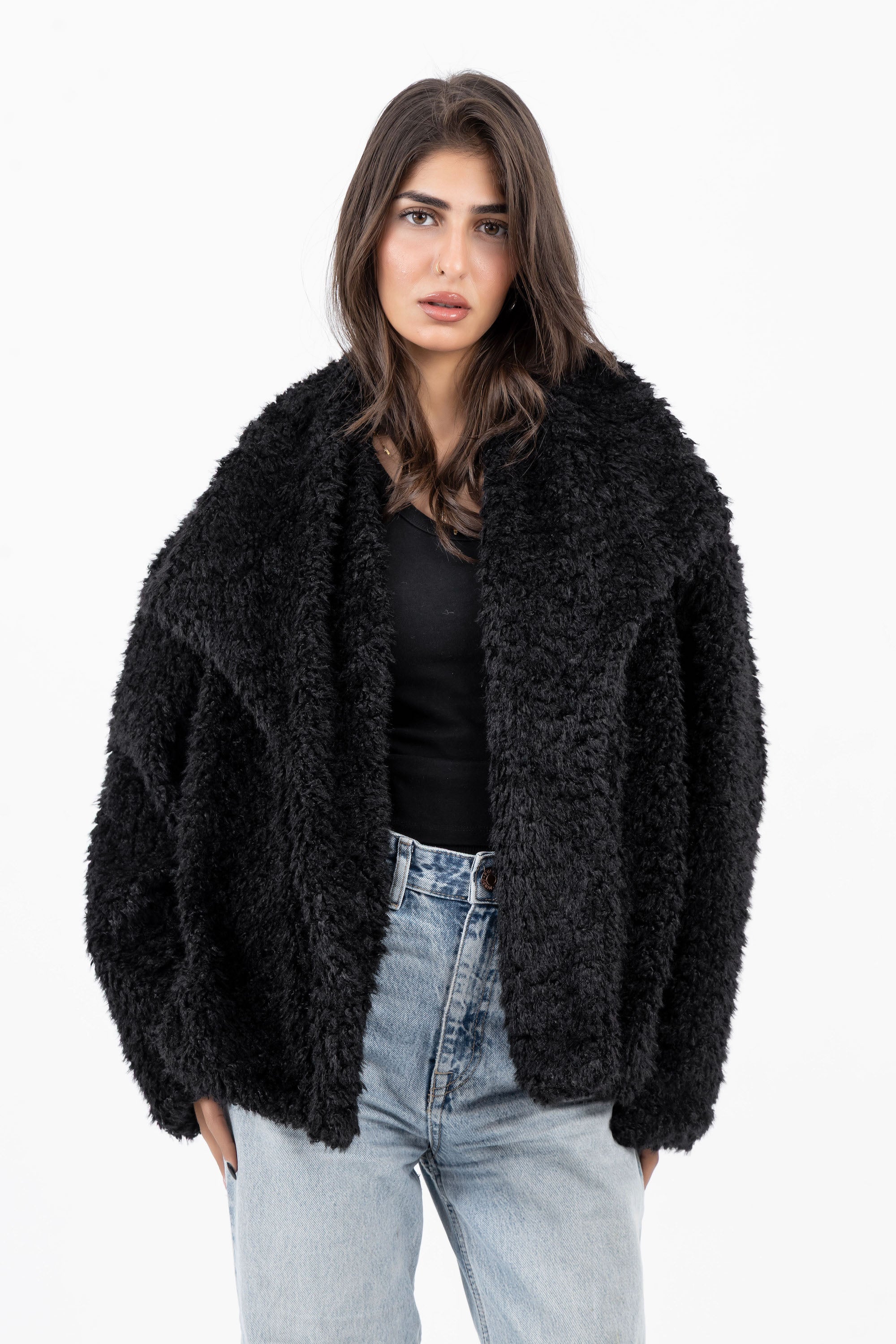 The Noir Teddy Jacket