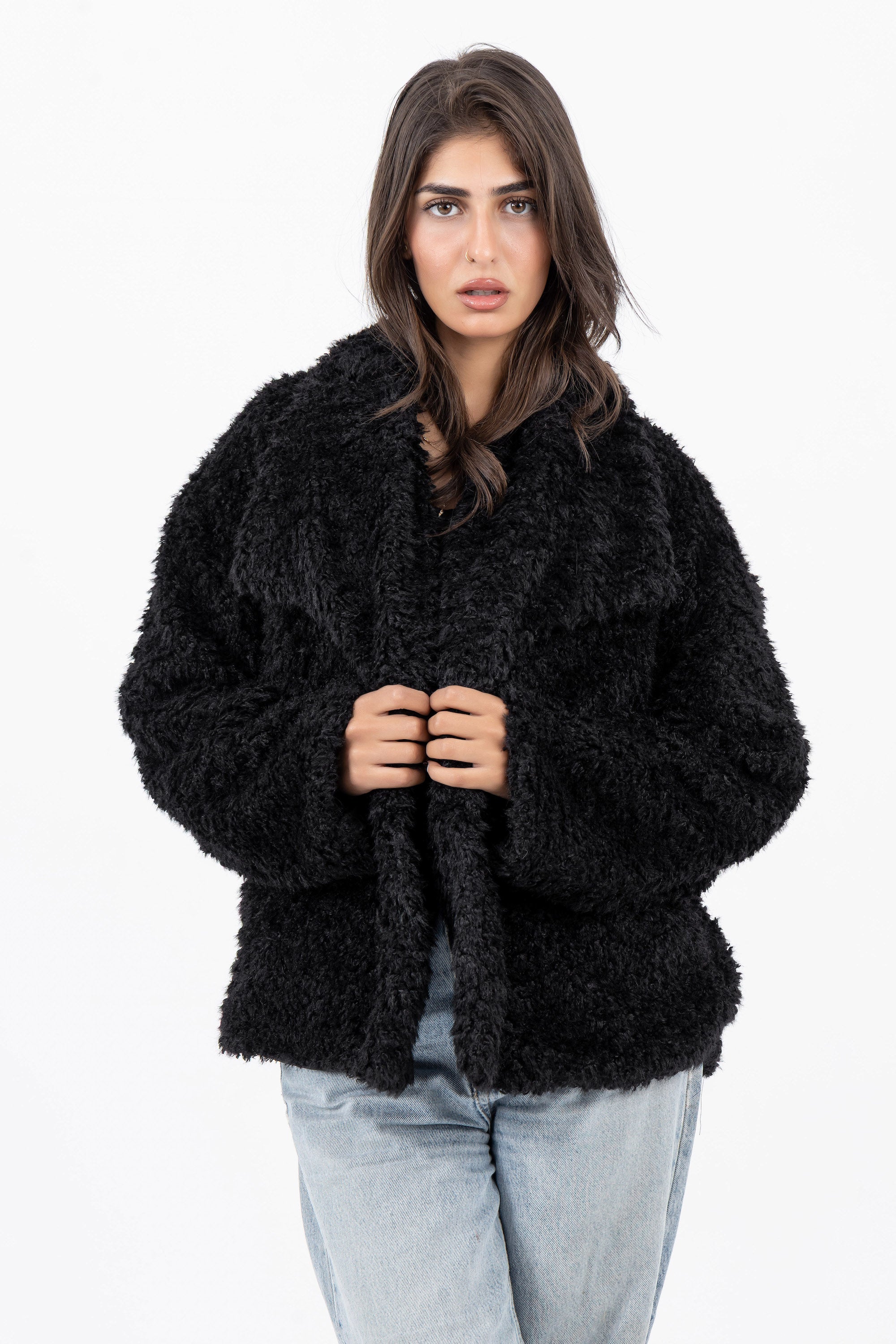 The Noir Teddy Jacket