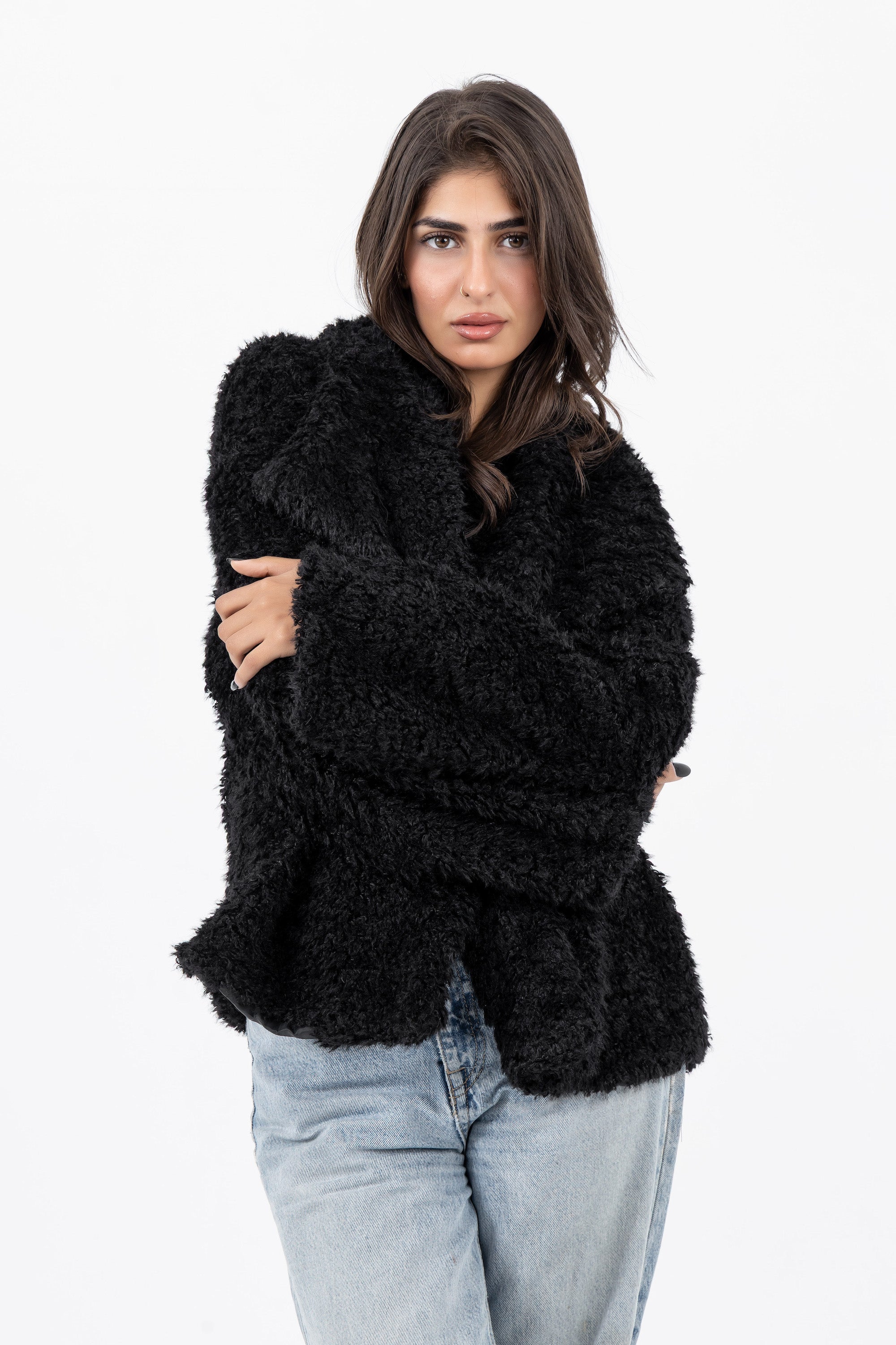 The Noir Teddy Jacket