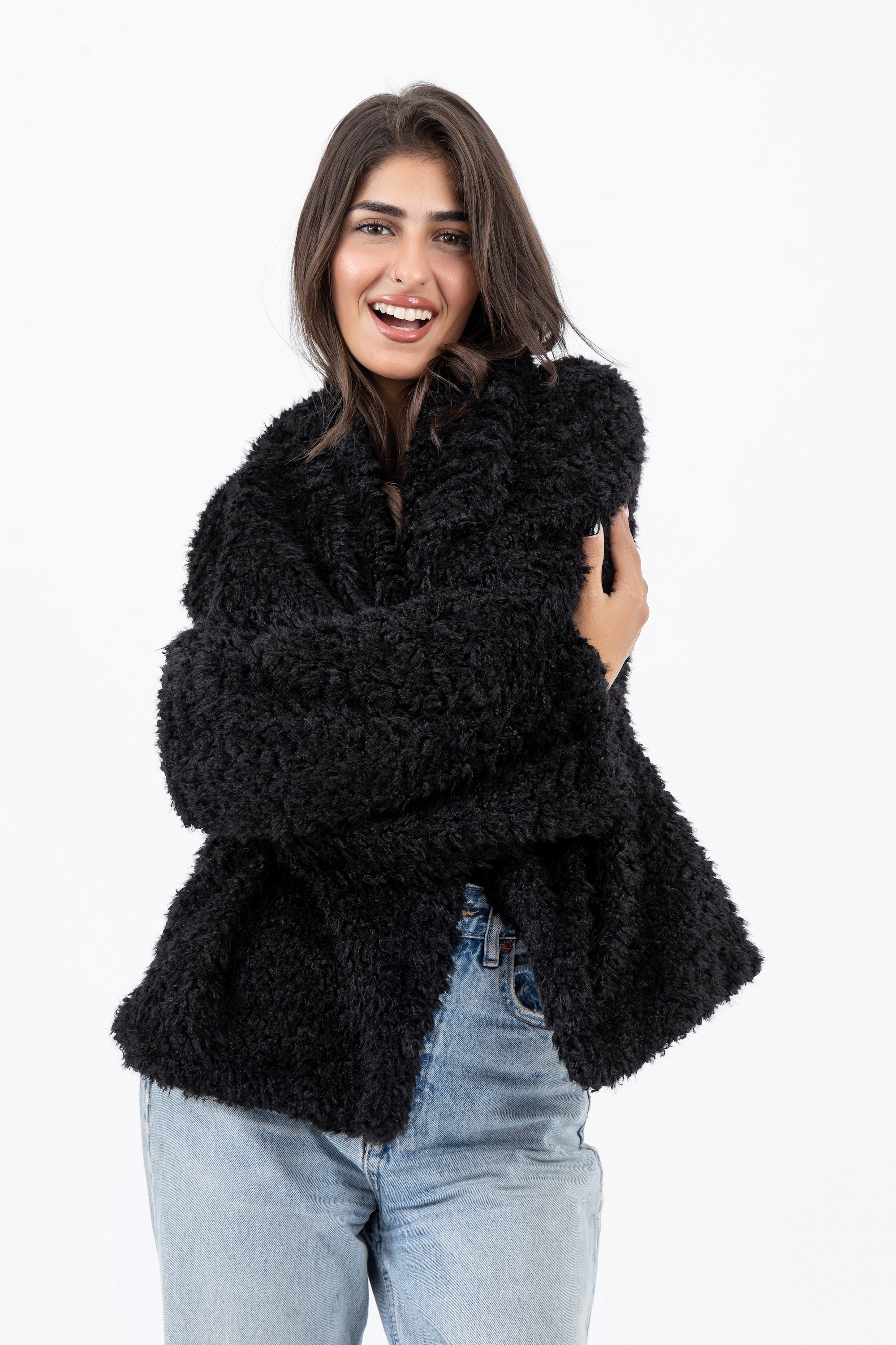 The Noir Teddy Jacket